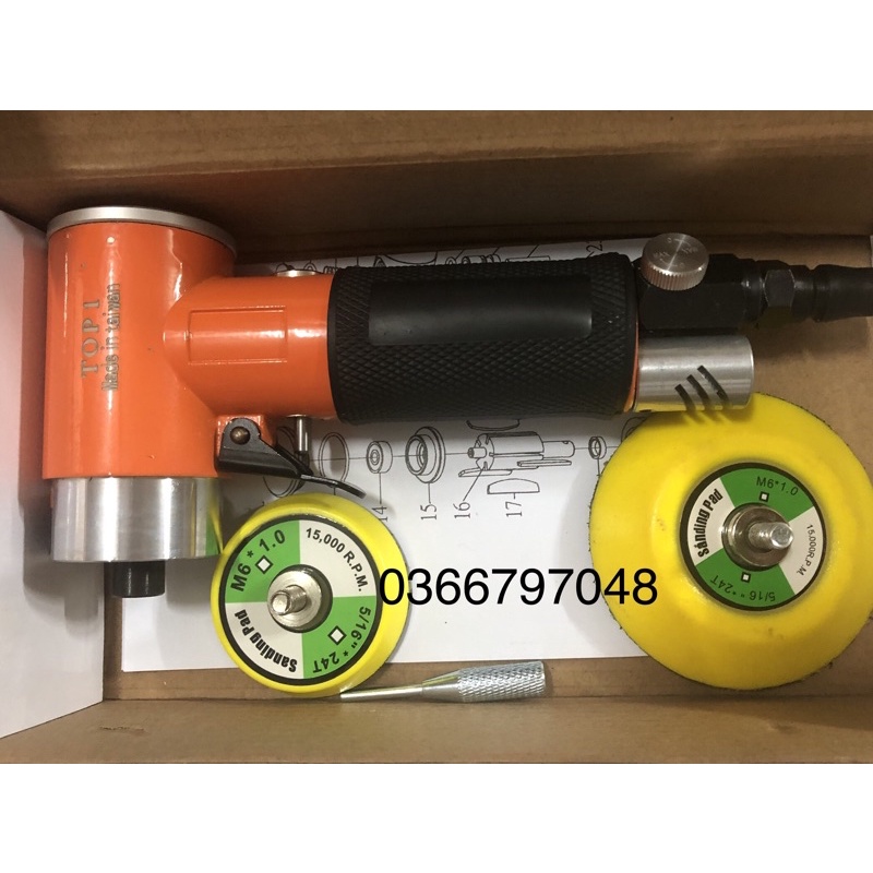 Máy đánh bóng mini 43mm dùng hơi
