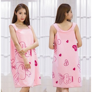 Khăn Tắm Vải Đa Năng 2 In 1 ( hồng đậm, hồng nhạt, xanh nhạt) (shopgiaysaoviet)