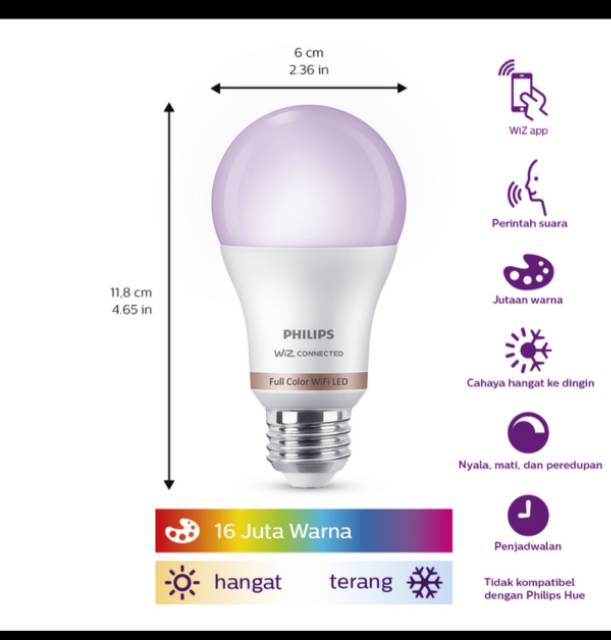 Philips Đèn Led 9 Bóng Thông Minh Kết Nối Wifi