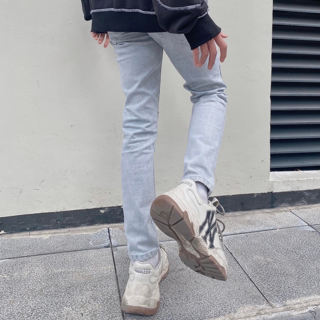 Quần Jean Nam Chất Bò ống Côn 🔵FREE SHIP🔵 Quần bò nam màu Xám tro DC Denim [211] | BigBuy360 - bigbuy360.vn