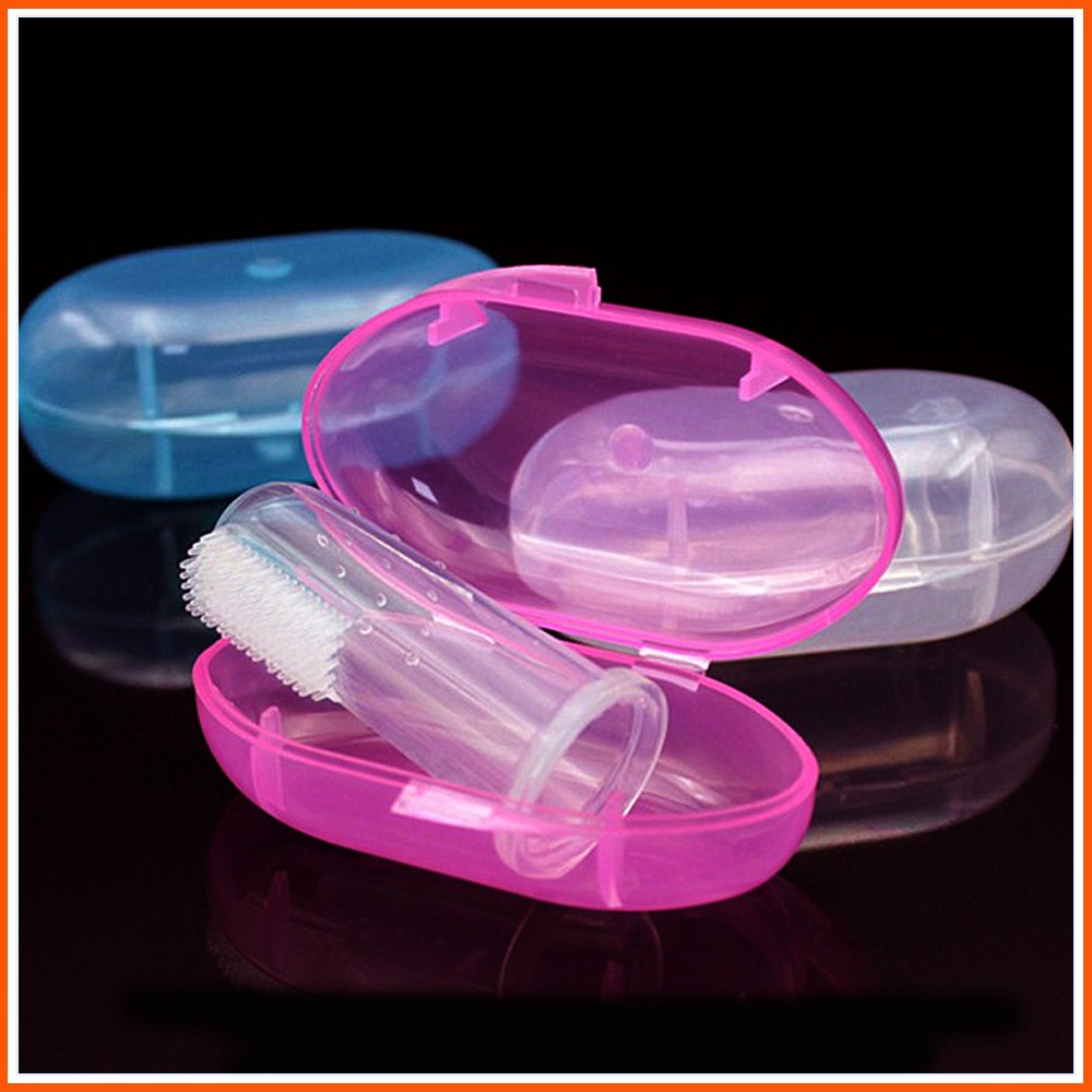Combo 4 tưa lưỡi silicon vệ sinh miệng cho bé