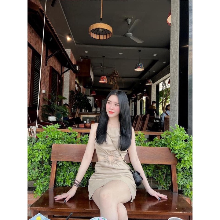 VÁY KHOÉT EO CUT OUT 3 MÀU