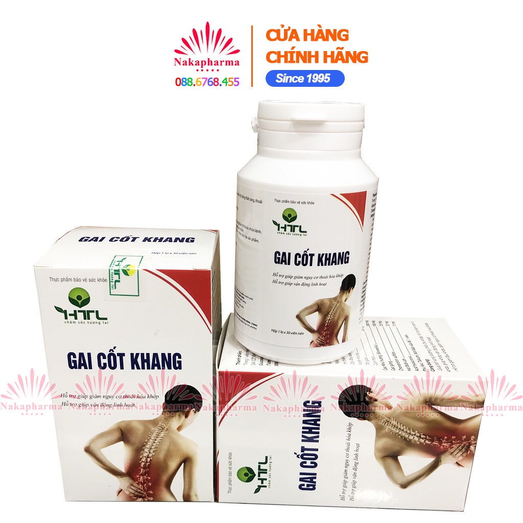 GAI CỐT KHANG - Giúp bảo vệ sụn khớp, giảm đau nhức xương lưng vai gáy, thoái hóa cột sống, đau dây thần kinh tọa