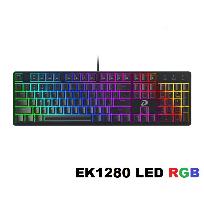 Bàn phím cơ DAREU EK1280 RGB 104KEY -new chính hãng bảo hành 24 tháng