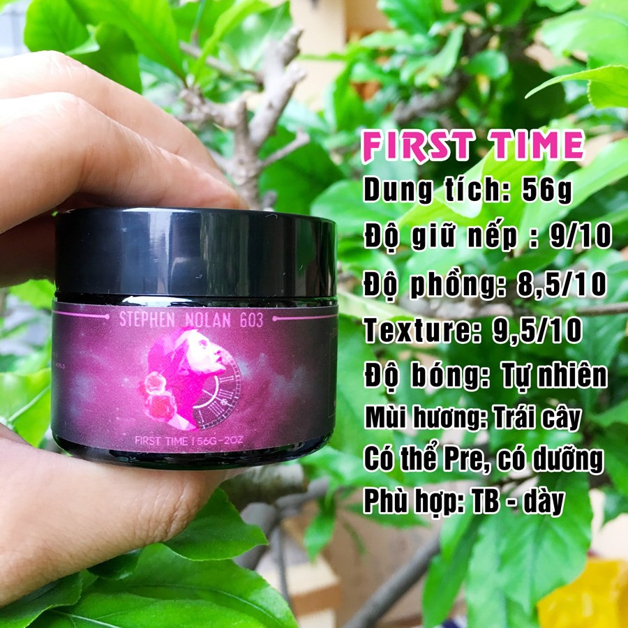 Sáp tạo kiểu Stephen Nolan 603: First Time wax Travel Size cho tóc dày 56gr ( lọ nhôm )