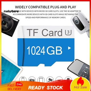 Thẻ nhớ TF micro tốc độ cao 128g / 256g / 512g / 1t U3 chất lượng cao cho điện thoại