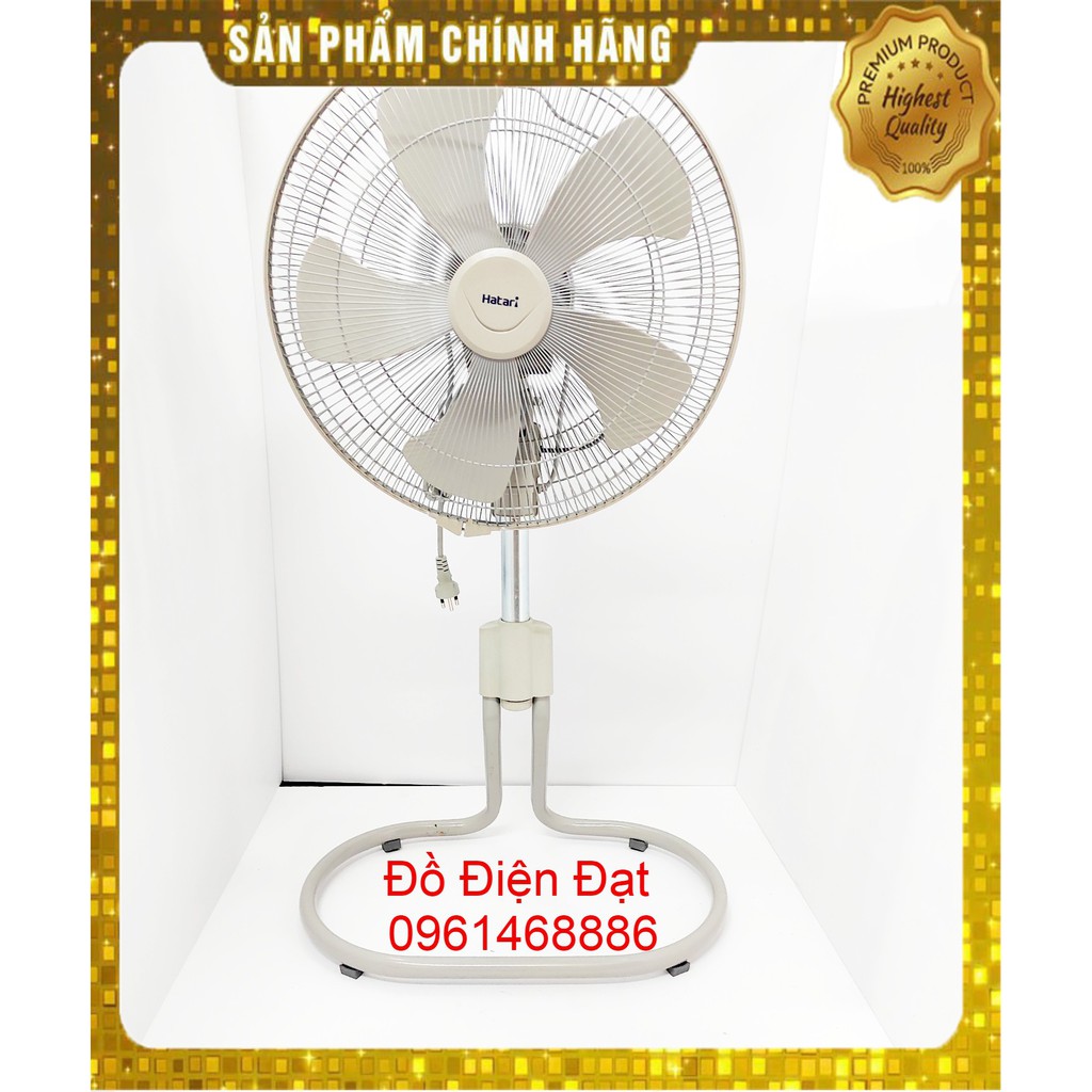 Quạt Sàn Công Nghiệp Thái Lan Hatari, Quạt Công Nghiệp khỏe, êm, không rỉ, chắc chắn, Bảo hành 12 tháng
