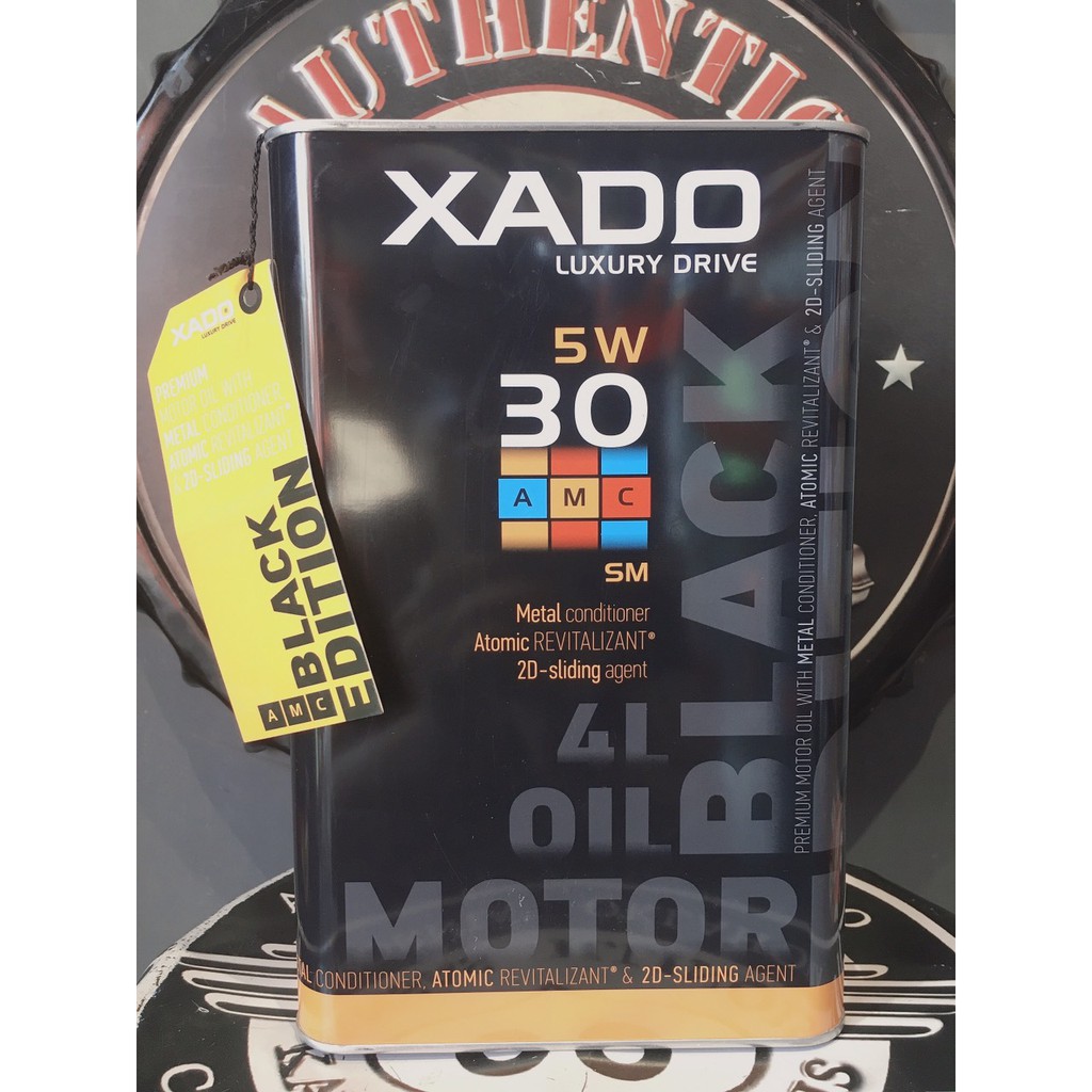 Nhớt tổng hợp cao cấp Xado Luxury Drive Black Edition 5W30 4 lít chamsocxestore