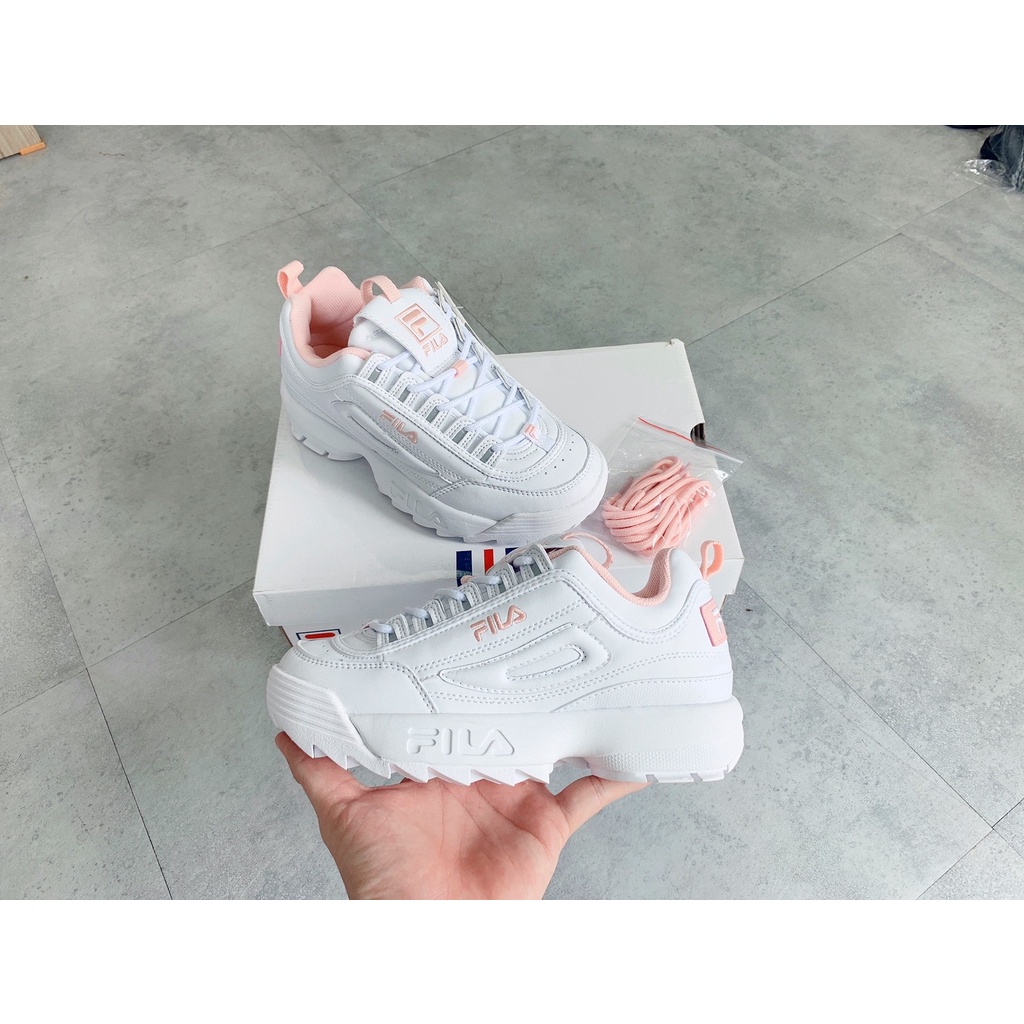 Giày thể thao Sneaker Fila Disruptor 2 màu Hồng Pink
