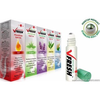 Dầu lăn tinh dầu thảo dược Lavender VFRESH 4ml
