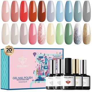 Set 20 lọ sơn móng tay modelones gel uv