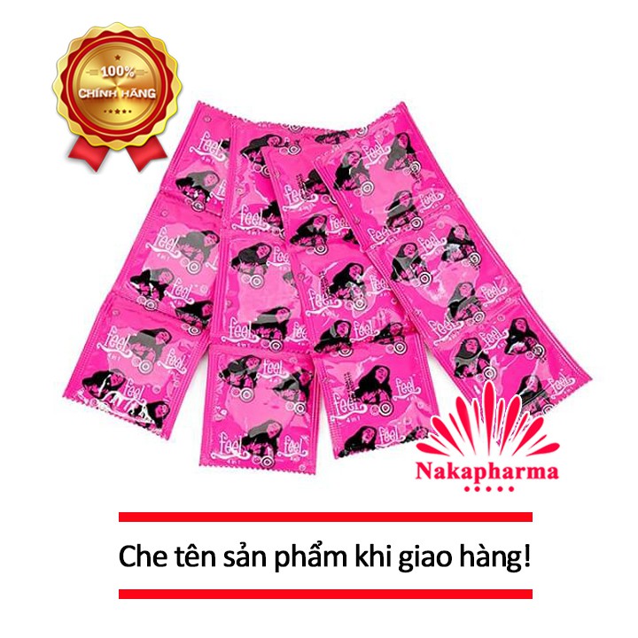 [CHE TÊN KHI GIAO] Bao cao su Feel 4 IN 1 | BCS Feel 4 IN 1