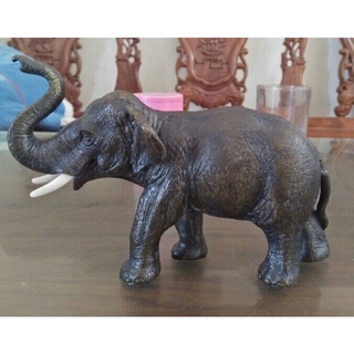 Tượng voi phong thuỷ bằng đá ( cao 10cm, dài 16cm, rộng 6cm)