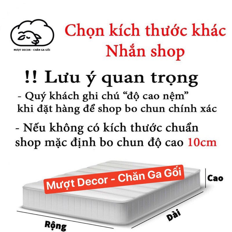 Bộ Chăn Ga Và Vỏ Gối ❤️ lụa sumoi chăn ga gối đệm cưới cotton lụa cao cấp (nhiều màu) trang trí phòng ngủ Mượt Decor
