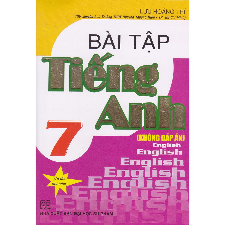 Sách - Bài tập tiếng anh 7 - Chuẩn - Tặng kèm đáp án qua file (Tái bản 7)