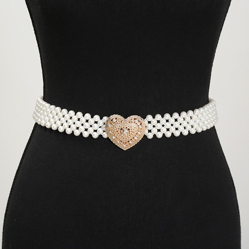Dây Thắt Lưng Co Giãn Đính Ngọc Trai Trang Trí Cho Đám Cưới