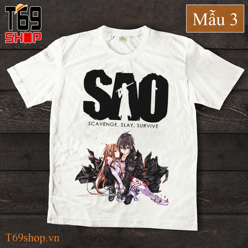 Áo thun anime Sword Art Online (Có nhiều mẫu)