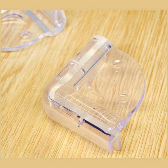 COMBO 4 Miếng Bọc Góc Bàn Bịt Cạnh Bàn Silicon Góc Vuông An Toàn Cho Bé