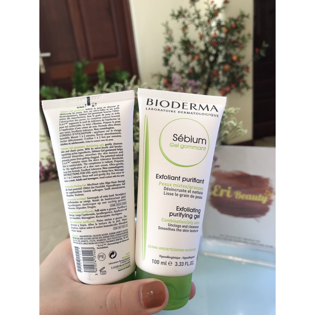 ✅[HÀNG CHÍNH HÃNG]Gel Tẩy Tế Bào Chết Bioderma Sebium Gel Gommant