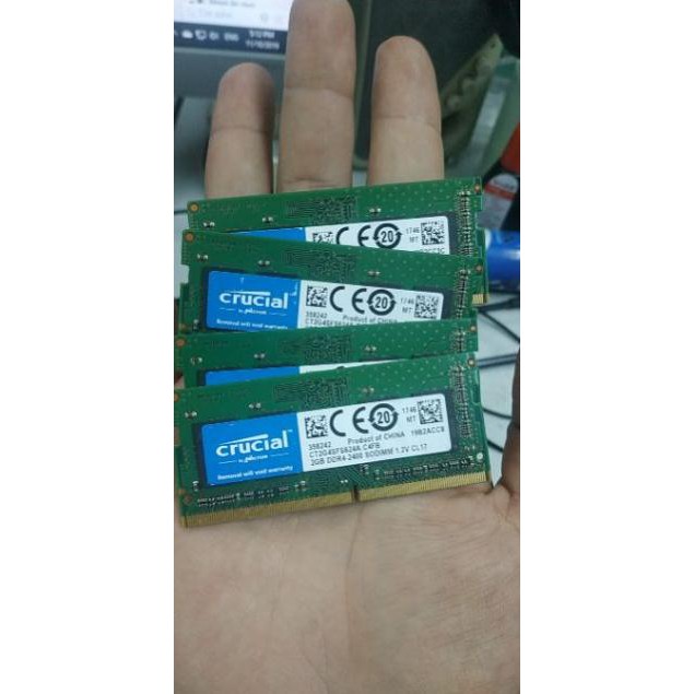 [macmun] Ram DDR3, 2 pc, laptop 2G, 4G bus 1600 1333 800