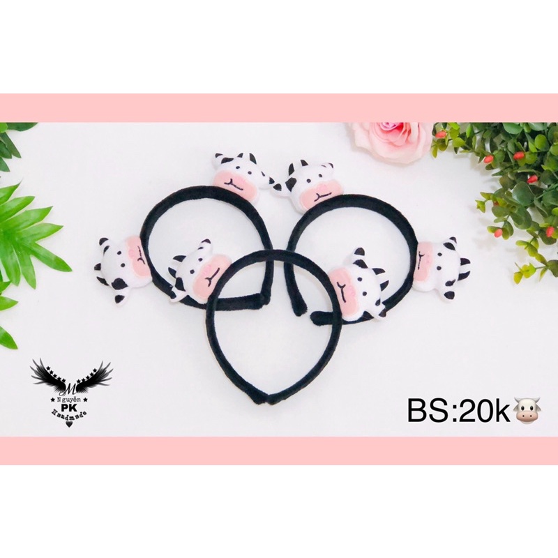 Băng đô cài tóc Bò sữa 2021