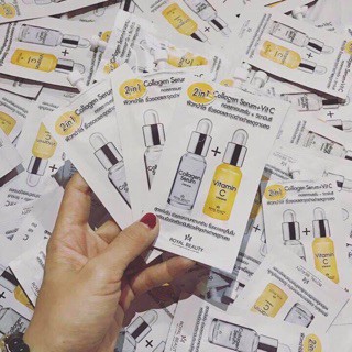 Collagen serum + Vitamin C 2in1 8ml Thái Lan