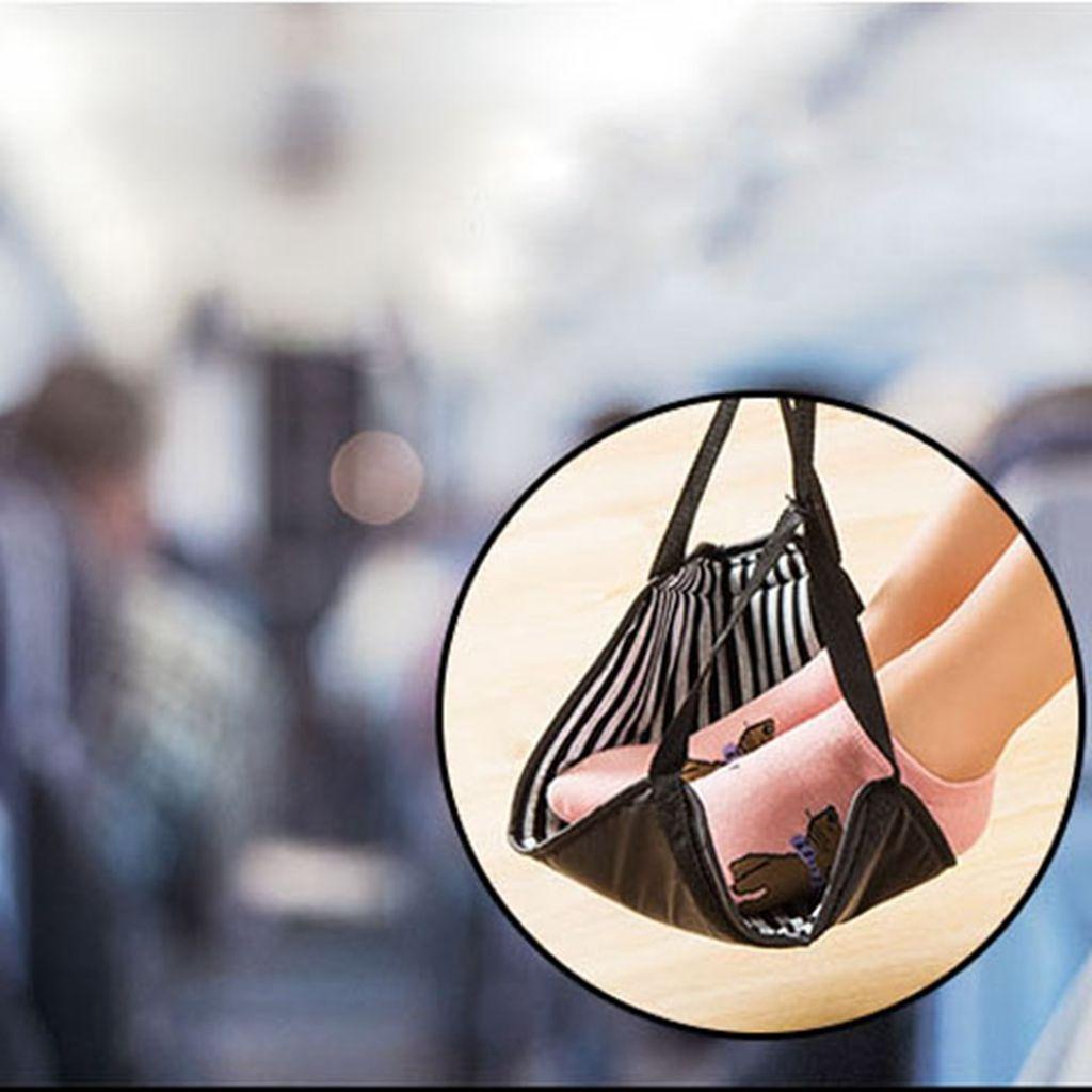 Võng Chân Harry 1 Cái Với Túi Đựng Chống Mài Mòn Dùng Đi Xe Lửa / Xe Buýt / Xe Buýt Giảm Sưng Chân Cần Thiết