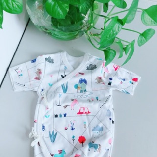 Áo sơ sinh cột dây hiệu hotga@