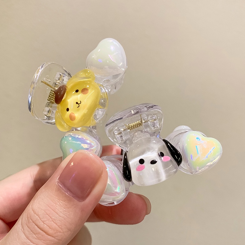 Kẹp Tóc Kim Loại Hình Thỏ / Cá Mập Dễ Thương Phong Cách Hàn Quốc Cho Nữ