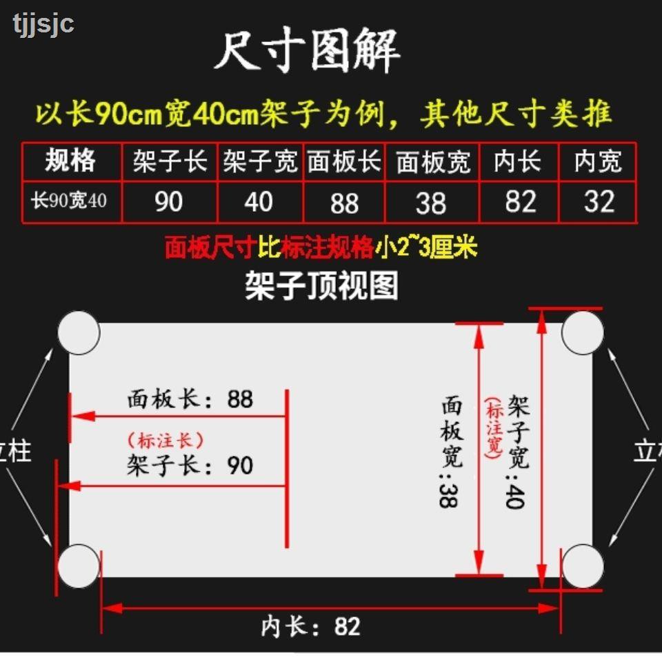 Kệ để lò vi sóng nhà bếp/ đồ dùng nhà tắm bằng Inox dày dặn có 2 tầng tiện lợi