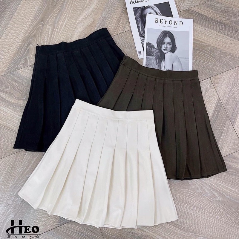 Chân váy xếp ly  tennis dáng ngắn xoè vải dày dặn ( kèm quần trong) | BigBuy360 - bigbuy360.vn