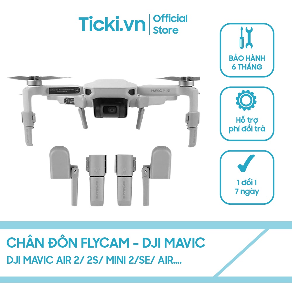 Chân Đôn Flycam Dji Mavic Chính hãng SunnyLife Dành Cho Air 2/ 2S, Mini/ 1/ 2/ SE, 2 Pro/ Zoom, Air - Ticki.vn