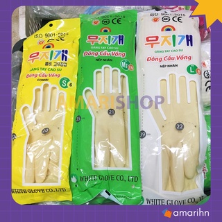 Găng tay cao su Đông Cầu Vồng Combi, găng cao su cầu vồng đủ size