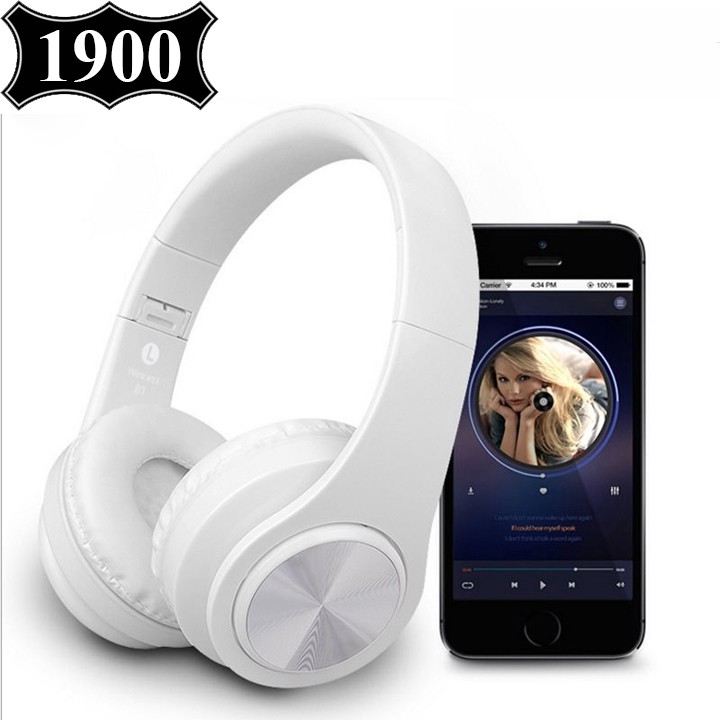 Tai nghe bluetooth không dây B3 cao cấp, Headphone bluetooth có thể gập gọn tiện lợi | BigBuy360 - bigbuy360.vn