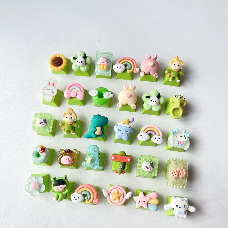 Keycap ngẫu nhiên dành cho bàn phím cơ đẹp nhiều màu