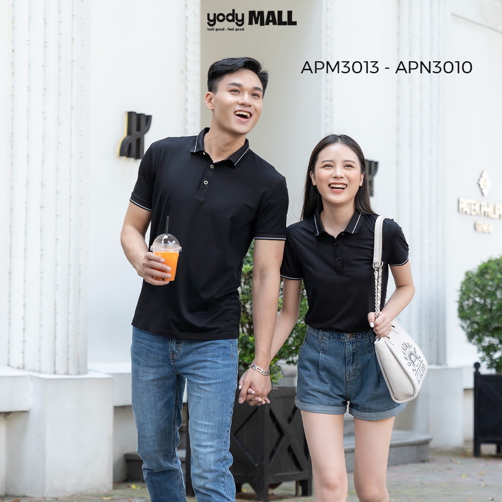 Áo phông nữ Pima YODY chất cotton pima có cổmềm mại kháng khuẩn tự nhiên APN3010