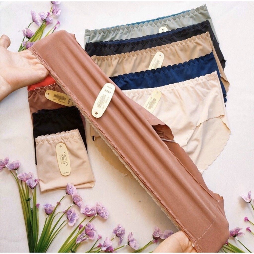 Quần Lót Không Viền, Chất Cotton Cạp Chun Siêu Nhẹ Thoáng Khí May Chắc Chắn  Q1028