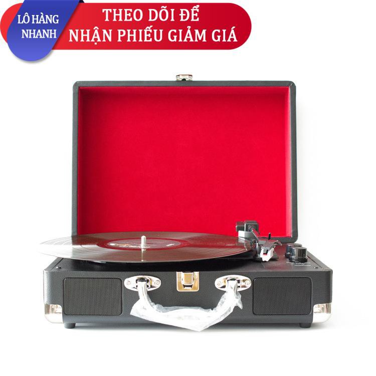❅một giọt vận chuyển máy ghi âm vinyl cổ điển máy quay đĩa retro sáng tạo loa bluetooth cổ điển phong cách châu Âu Máy g
