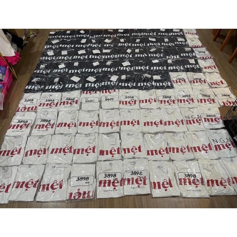 [HÀNG CHUẨN] Áo phông Mệt mới về siêu hot, mặc đôi đẹp