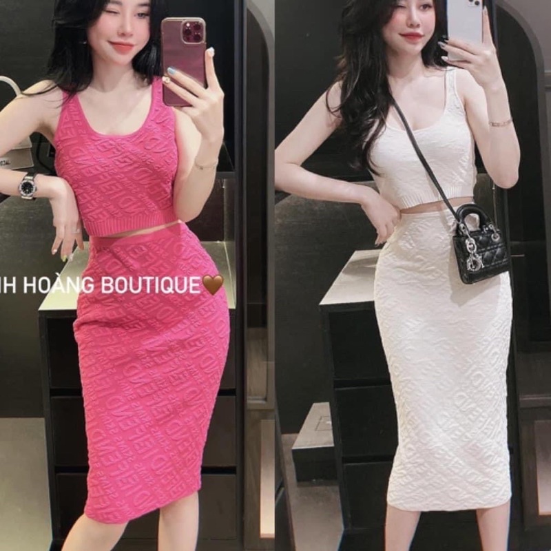 SET VÁY LEN DẬP NỔI FD