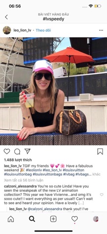 LV trống super da thật