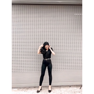 Quần legging 2 cúc cạp cao(ảnh thật)