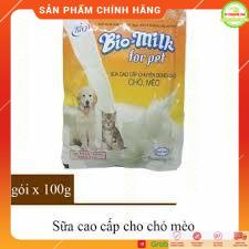 [ Giao hàng nhanh ] Sữa cho chó mèo Bio Milk for pet 100gr 💋 FREESHIP 💋 Sữa cao cấp dùng cho chó mèo | PetzoneHCM