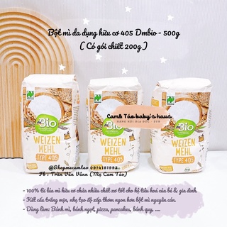 Bột mì đa dụng hữu cơ 405 Dmbio - Bột mì hữu cơ ăn dặm cho bé