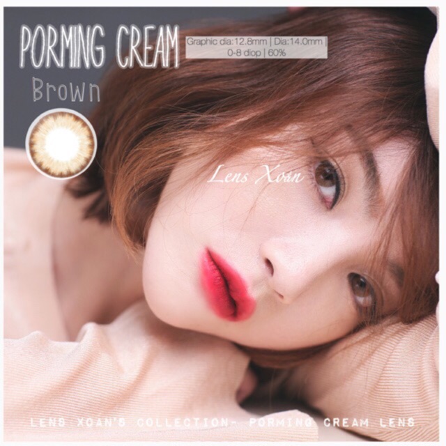 ÁP TRÒNG PORMING CREAM BROWN [SALE 50%]