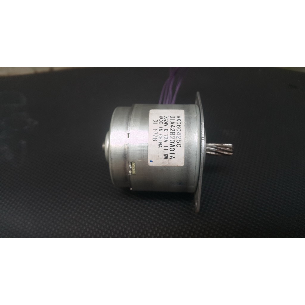 Motor không chổi than BLDC, model AX060425C, điện áp 12V-24Vdc, công suất 11.6W, chạy với mạch xung CLK.