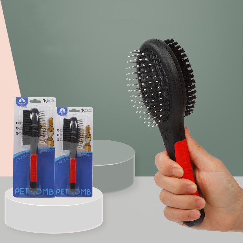 Lược Chải Lông Chó Mèo 2 Mặt L920 MIAOCAT