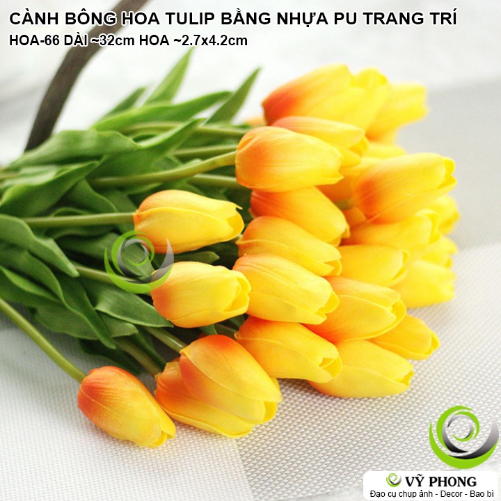 CÀNH BÔNG HOA TULIP DECOR NHÀ CỬA PHÒNG KHÁCH TRANG TRÍ CHỤP ẢNH SẢN PHẨM INS ĐẠO CỤ CHỤP HÌNH HOA-66