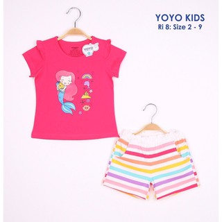 Bộ short thun Yoyo nàng tiên cá
