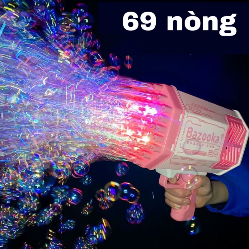 Đồ chơi súng bắn bong bóng 69 nòng